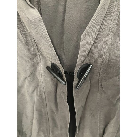 PalaPala Jada Women's Vintage Single Buckle Cardigan Top, Gray, Size M/L - Picture 2 of 4